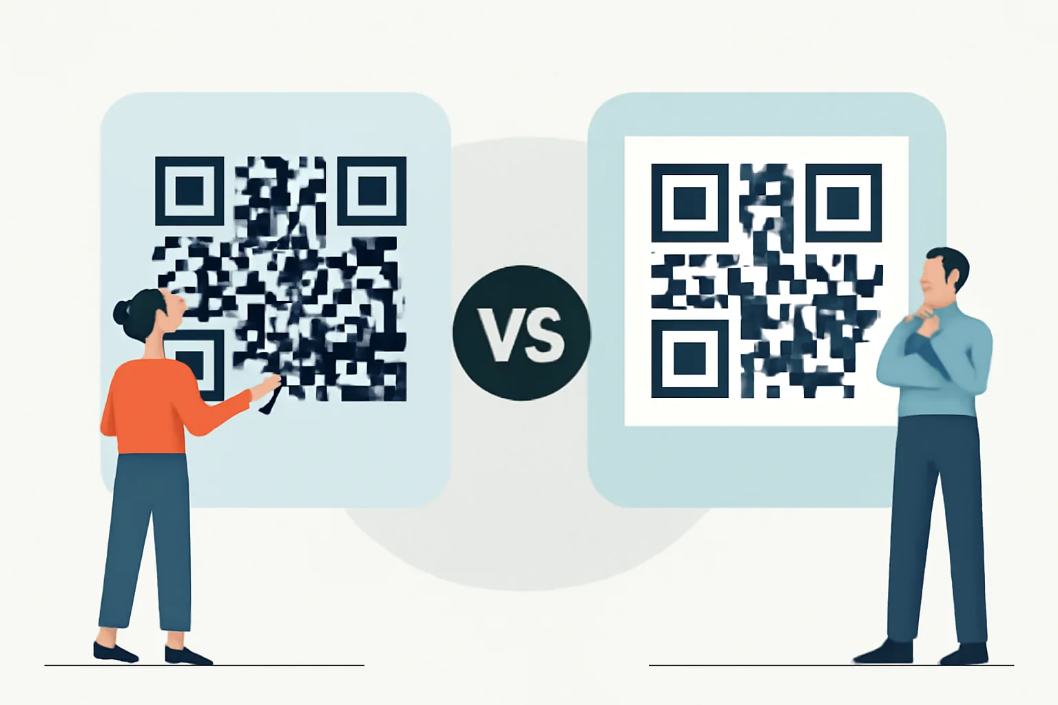 QR code PNG vs SVG: which format to choose